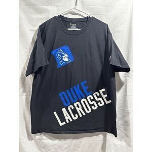 Duke University Blue‎ Devils Lacrosse Spellout Mens Size XL